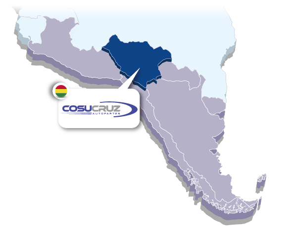 Presencia de Cosucruz Autopartes en Bolivia