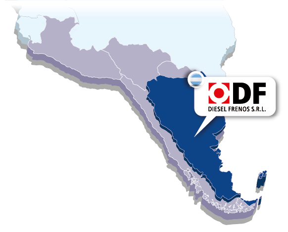Presencia de Diesel Frenos en Argentina