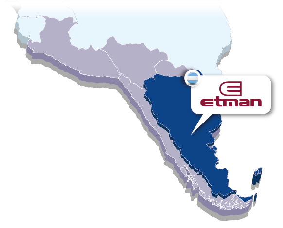 Presencia de ETMAN - Multioriginal Parts S.A. en Argentina
