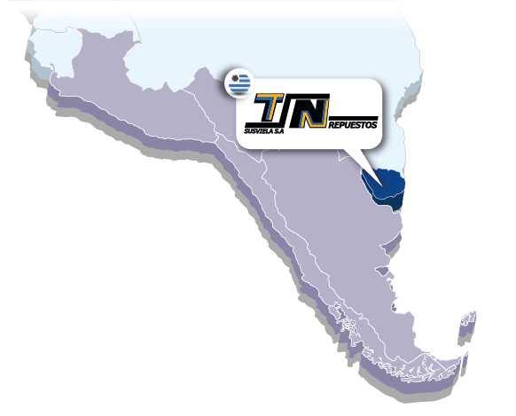 Presencia de TN Repuestos en Uruguay